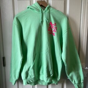 Like New Antisocial Social Club Mint Green Hoodie